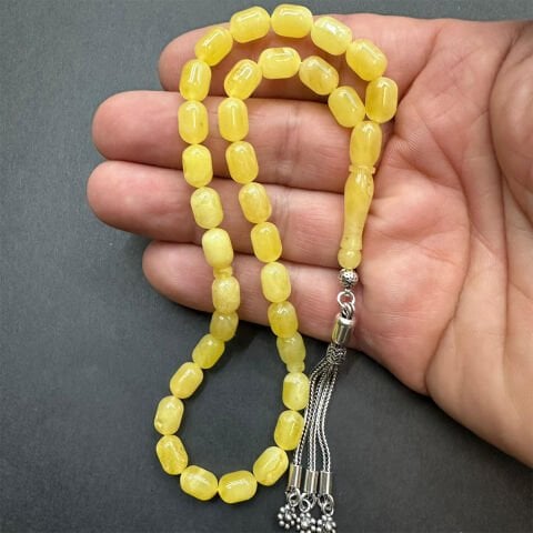 Kaliningrad Damla Kehribar Tespih 6.5*9.5 (mm)-11