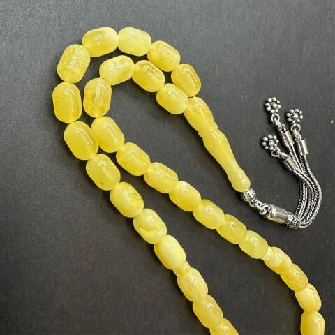 Kaliningrad Damla Kehribar Tespih 6.5*9.5 (mm)-11