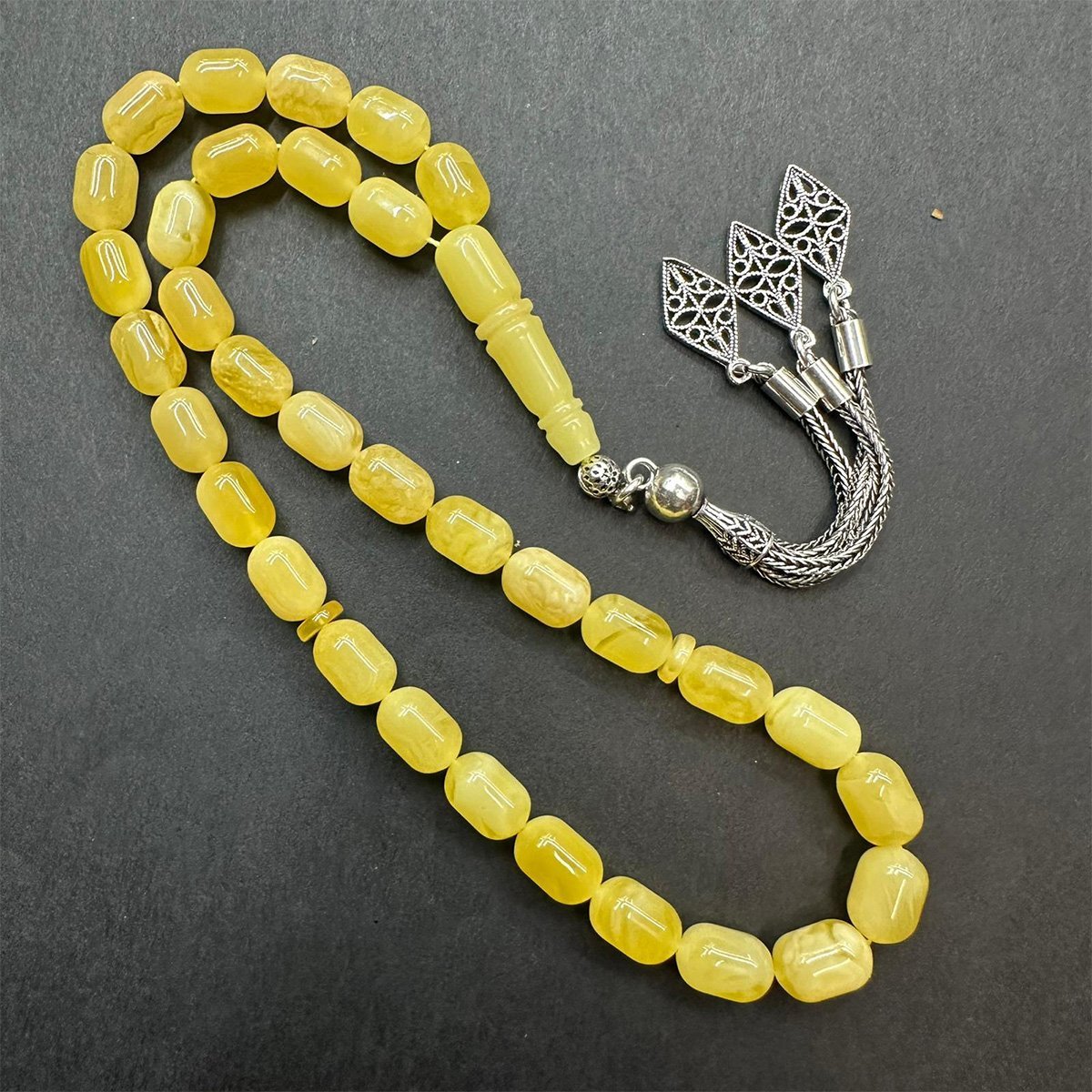 Kaliningrad Damla Kehribar Tespih 6.5*9.5 (mm)-12