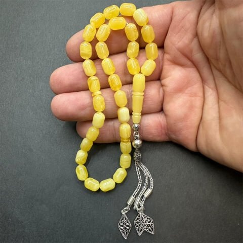 Kaliningrad Damla Kehribar Tespih 6.5*9.5 (mm)-12