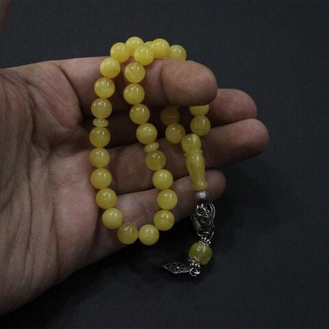 Ukrayna Damla Kehribar Küre Tespih 8 (mm)-1