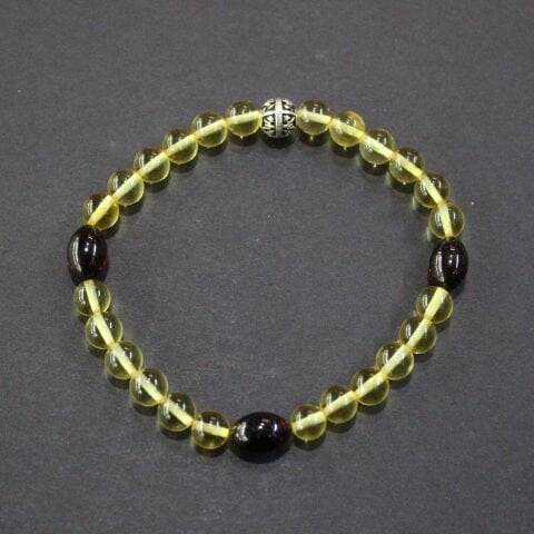 Kaliningrad Damla Kehribar Şeffaf Bileklik 5,5 (gr)