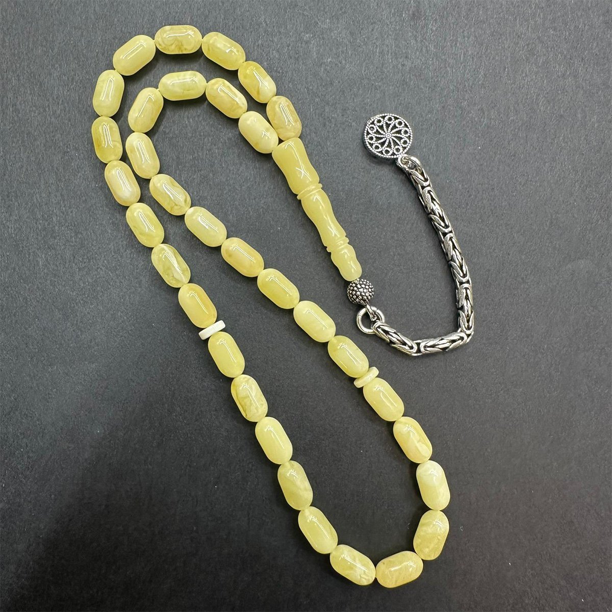 Kaliningrad Damla Kehribar Tespih 5*9 (mm) -2