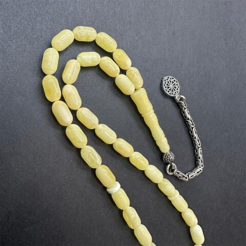 Kaliningrad Damla Kehribar Tespih 5*9 (mm) -2