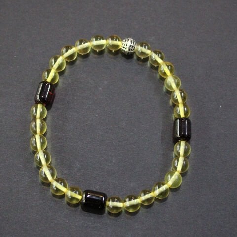 Şeffaf Kaliningrad Damla Kehribar Bileklik 5.5 (gr)