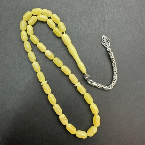 Kaliningrad Damla Kehribar Tespih 5*9 (mm) -3