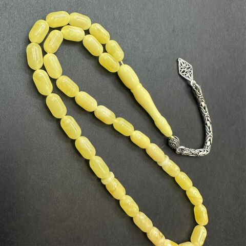 Kaliningrad Damla Kehribar Tespih 5*9 (mm) -3