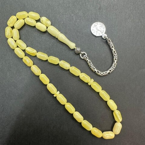 Kaliningrad Damla Kehribar Tespih 5*9 (mm) -4