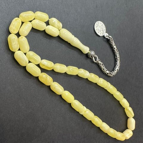 Kaliningrad Damla Kehribar Tespih 5*9 (mm) -4