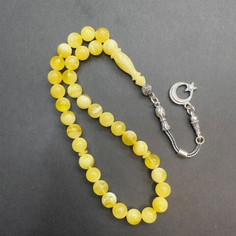 N.N Kaliningrad Damla Kehribar Küre Tespih 7 (mm)