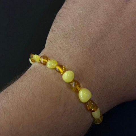 Karışık Kaliningrad Damla Kehribar Bileklik 4 (gr)