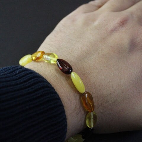 Karışık Kaliningrad Damla Kehribar Bileklik 6 (gr)