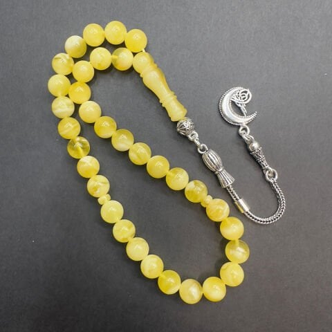 N.N Kaliningrad Damla Kehribar Küre Tespih 7 (mm)