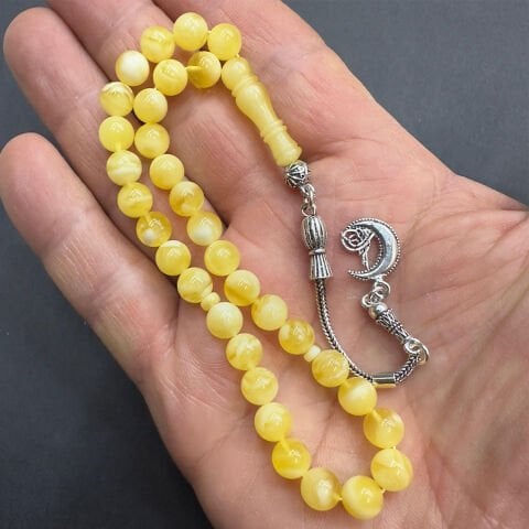 N.N Kaliningrad Damla Kehribar Küre Tespih 7 (mm)