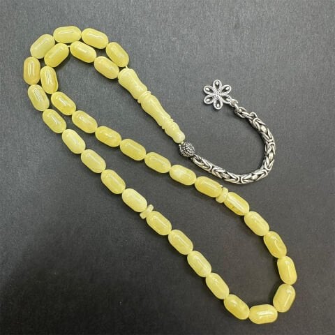 Kaliningrad Damla Kehribar Tespih 5*9 (mm) -5