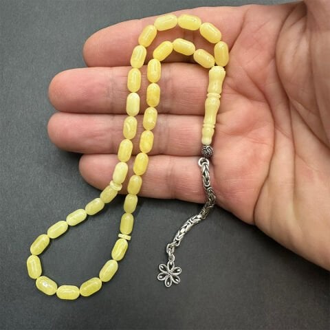 Kaliningrad Damla Kehribar Tespih 5*9 (mm) -5