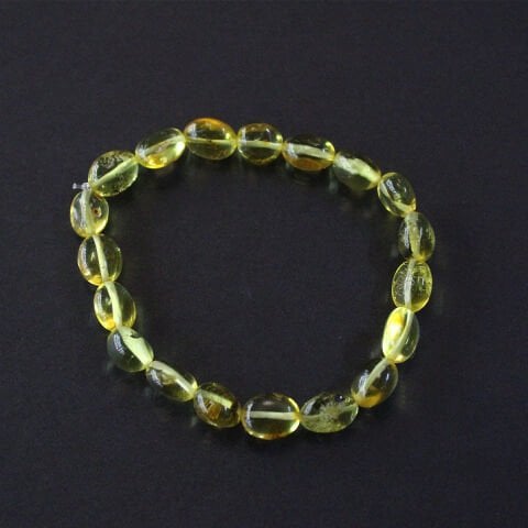 Şeffaf Kaliningrad Damla Kehribar Bileklik 8 (gr)