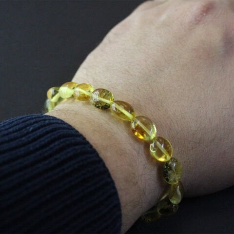 Şeffaf Kaliningrad Damla Kehribar Bileklik 8 (gr)
