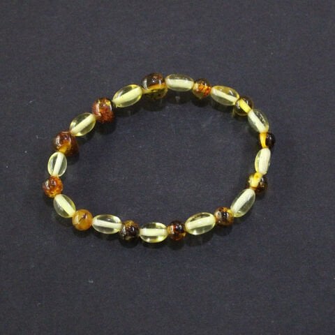 Toprak Fosilli Kaliningrad Damla Kehribar Bileklik 3,5 (gr)