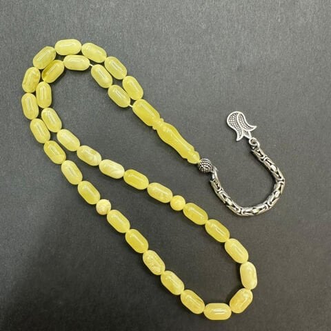 Kaliningrad Damla Kehribar Tespih 5*9 (mm) -6