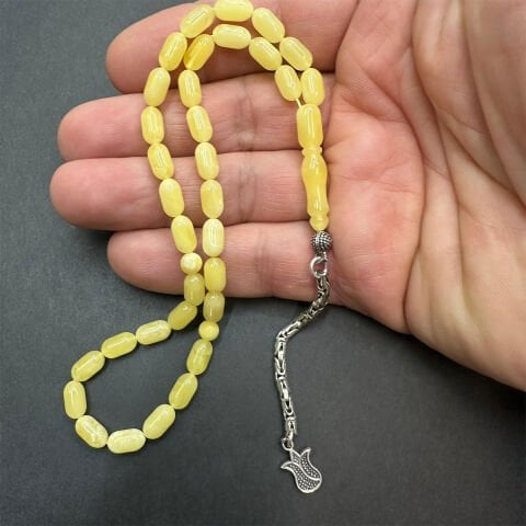 Kaliningrad Damla Kehribar Tespih 5*9 (mm) -6