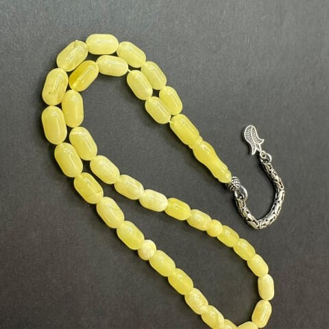 Kaliningrad Damla Kehribar Tespih 5*9 (mm) -6