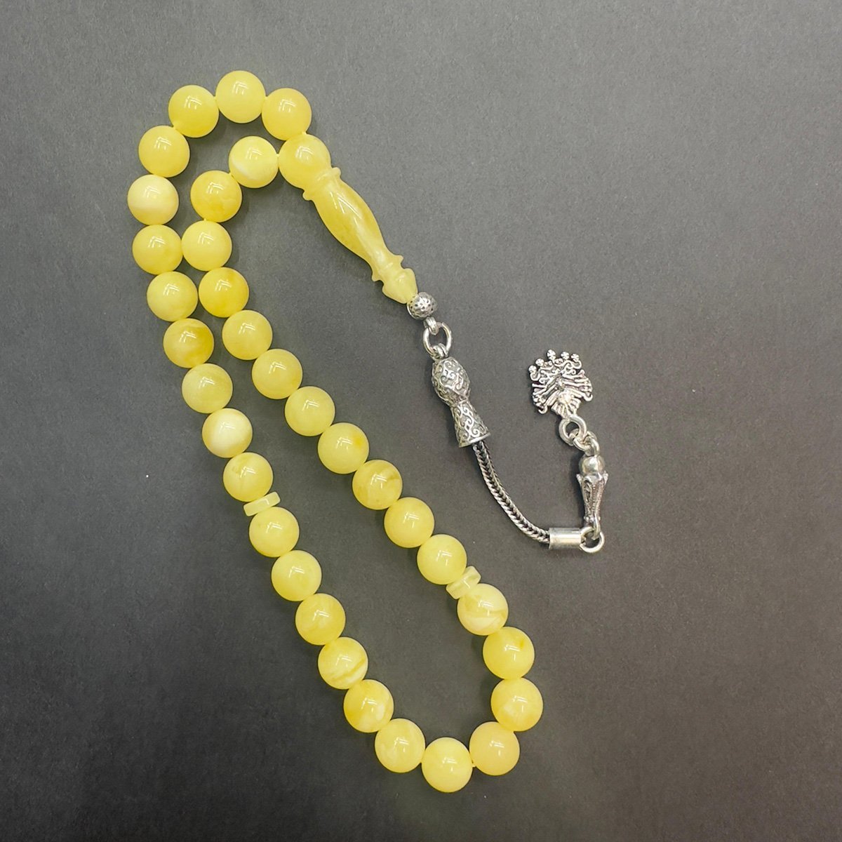 Kaliningrad Damla Kehribar Küre Tespih 7 (mm)