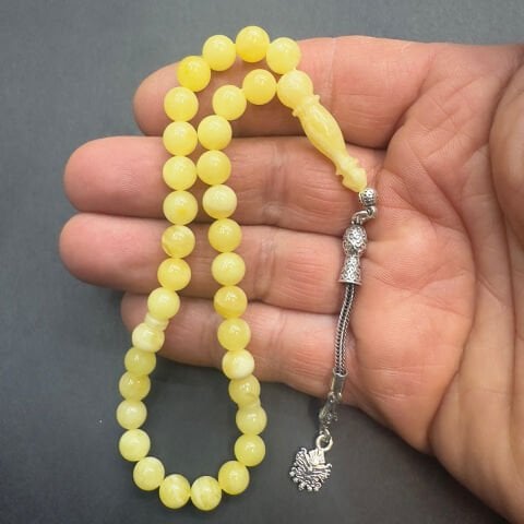 Kaliningrad Damla Kehribar Küre Tespih 7 (mm)