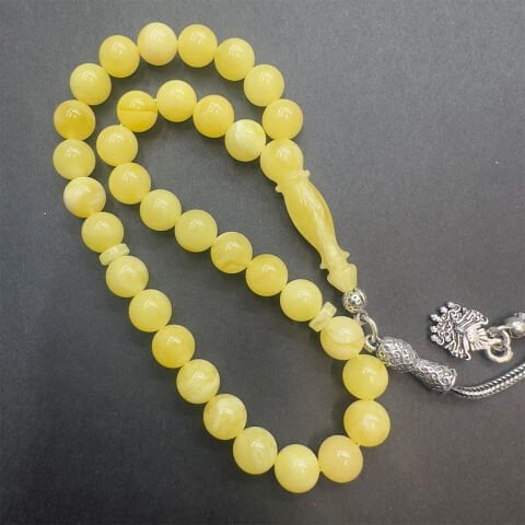 Kaliningrad Damla Kehribar Küre Tespih 7 (mm)