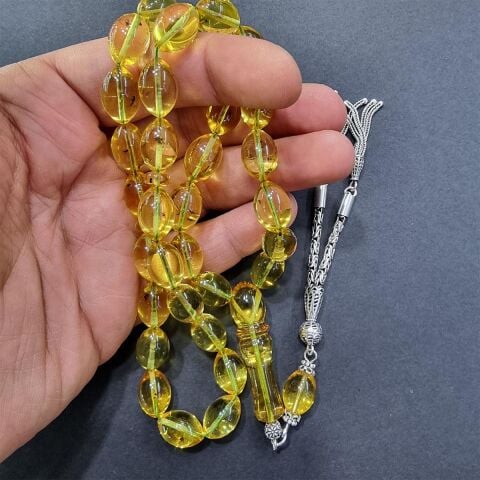 Haşereli Kaliningrad Damla Kehribar Tespih 10*14,5 (mm)