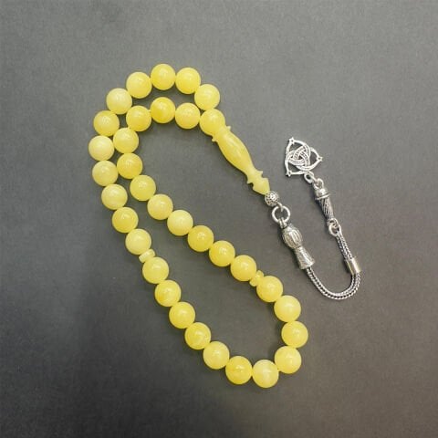 Kaliningrad Damla Kehribar Küre Tespih 7 (mm)-3