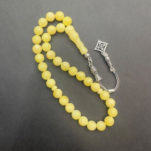 Kaliningrad Damla Kehribar Küre Tespih 7 (mm)-6