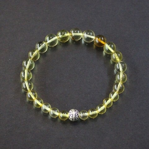 Şeffaf Kaliningrad Damla Kehribar Bileklik 6,5 (gr)