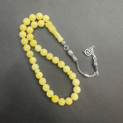 Kaliningrad Damla Kehribar Küre Tespih 7 (mm)-7