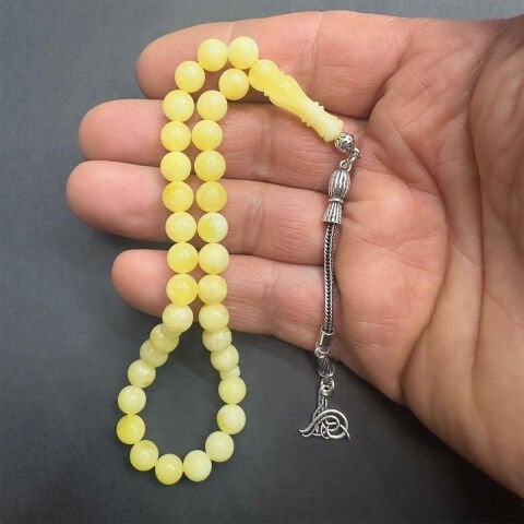 Kaliningrad Damla Kehribar Küre Tespih 7 (mm)-7