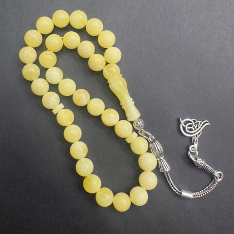 Kaliningrad Damla Kehribar Küre Tespih 7 (mm)-7