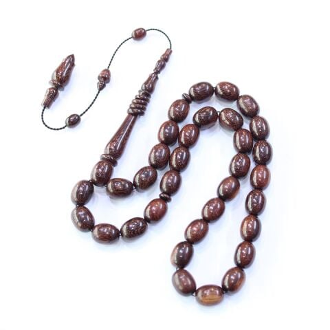 Usta İşi Demir Hindi Ağacı Tespih 10*12,5 (mm)