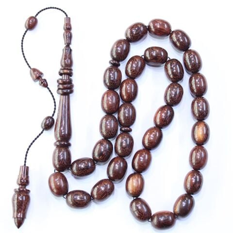 Usta İşi Demir Hindi Ağacı Tespih 10*12,5 (mm)