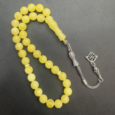 Kaliningrad Damla Kehribar Küre Tespih 7 (mm)-8