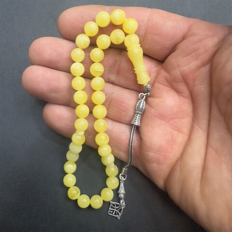 Kaliningrad Damla Kehribar Küre Tespih 7 (mm)-8