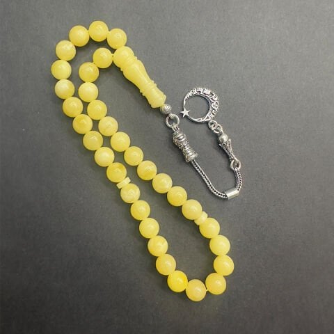 Kaliningrad Damla Kehribar Küre Tespih 7 (mm)-9