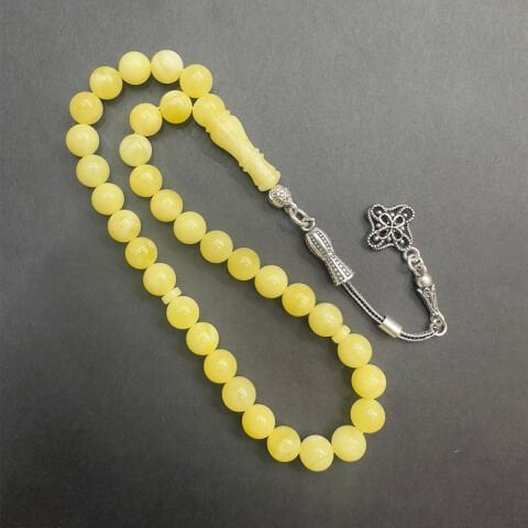 Kaliningrad Damla Kehribar Küre Tespih 7 (mm)-10