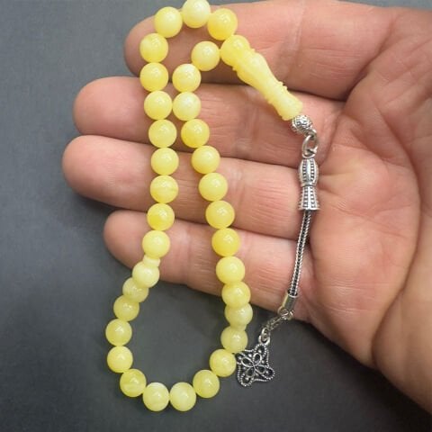 Kaliningrad Damla Kehribar Küre Tespih 7 (mm)-10