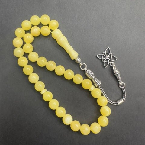 Kaliningrad Damla Kehribar Küre Tespih 7 (mm)-11