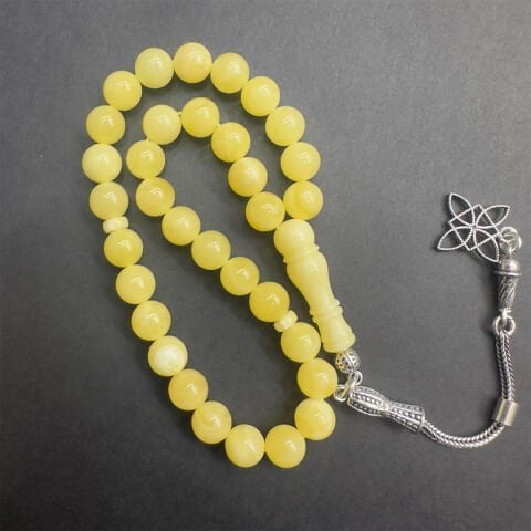 Kaliningrad Damla Kehribar Küre Tespih 7 (mm)-11