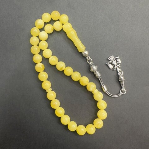 Kaliningrad Damla Kehribar Küre Tespih 7 (mm)-12