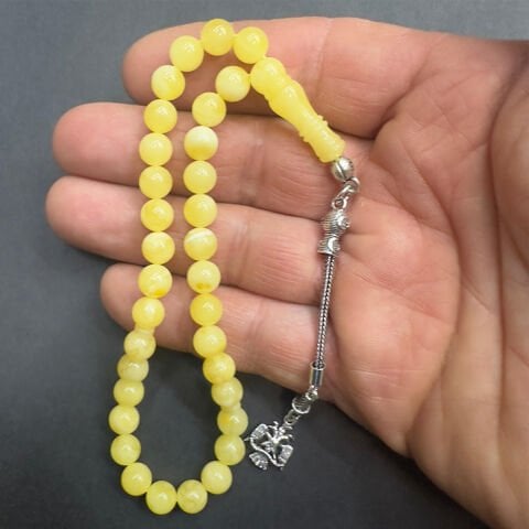 Kaliningrad Damla Kehribar Küre Tespih 7 (mm)-12