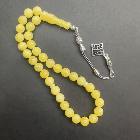 Kaliningrad Damla Kehribar Küre Tespih 7 (mm)-13