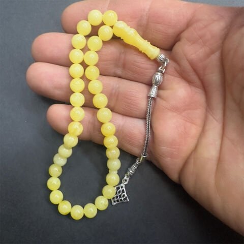 Kaliningrad Damla Kehribar Küre Tespih 7 (mm)-13