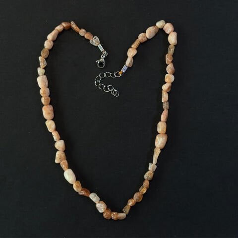 Güneş Taşı Doğal Taş Kolye